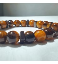 Doğal Taşlı Unisex Kadın/Erkek Esnek Bileklik
