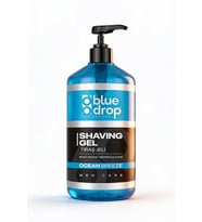 Blue Drop Professional Tıraş Jeli 1000 ml Moisturizing & Ocean Breeze - Nemlendirici Etki & Kolay Kayganlık