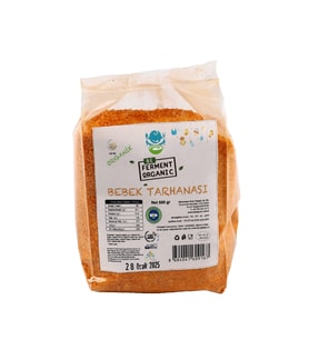 Organik Yoğurtsuz Bebek Tarhanası 500 g Jelatin
