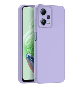 Xiaomi Redmi Note 12 Pro 5g Kılıf Nano İçi Kadife Silikon - Lila