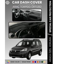 PEUGEOT PARTNER TEPEE (2008-2018) KAPAKLI Torpido Örtüsü Ön Göğüs Koruma Tam Uyum