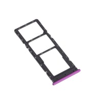 infinix Hot 9 Sim Kart Tepsisi + Mikro SD Kart Tepsisi X655C X655 X655D (Koyu Mor)