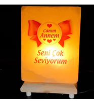 Anneler Günü hediyesi Tuz Lamba