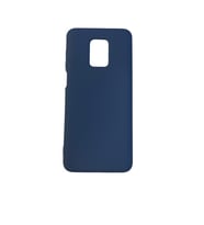 Redmi Note 9 Pro ile Uyumlu Cappy Silikon Kılıf Lacivert