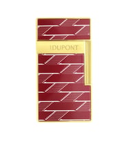 S.T. Dupont Lacquered Biggy Monogram Kırmızı Puro Çakmağı 25078 - TR8433