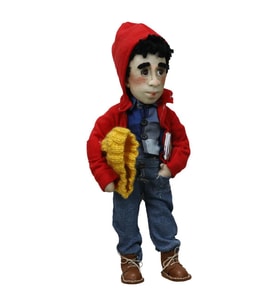 e38 EL İŞÇİLİĞİ ERKEK ÇOCUK DEKOR BEBEK 38 cm - 6031
