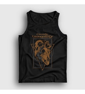Presmono Unisex Siyah Skulls Dark Tranquillity Atlet 137677tt
