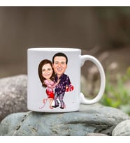 Kişiye Özel Bardak - Karikatür Bardak - Sevgili Bardağı