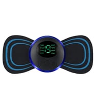 8 Modlu Mini Şarjlı Kelebek LCD Ekran Ems Boyun Omuz Kol Sırt Elektrikli Masaj B