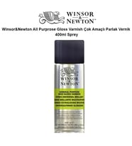 Winsor & Newton All Purprose Gloss Varnish Çok Amaçlı Parlak Vernik 400ml Sprey
