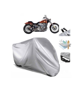 Harley-davidson Cvo Breakout (bağlantı Tokalı) Uyumlu SolarBlock Prime Motosiklet Brandası Örtüsü (Siyah)