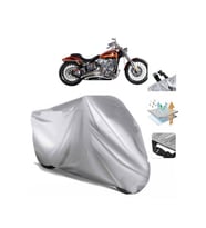 Harley-davidson Cvo Breakout (bağlantı Tokalı) Uyumlu SolarBlock Prime Motosiklet Brandası Örtüsü (Siyah)