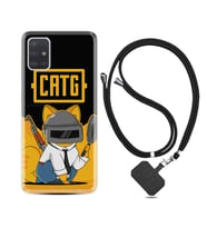 Samsung a71 A72 A73 A7 A9 2018 C7 C9 Kılıf Boyun Askılı Silikon Cat G 1677