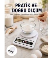 Northcity Yeni Nesil Dijital Mutfak Tartısı: Gram ve Ons Ölçümü, Pratik ve Şık Tasarım