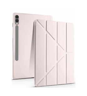 Galaxy X510 Tab S9 FE 11 Kılıf Kalemlikli Mars Tablet Kılıfı - Rose