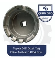 Toyota D4D Dizel Yağ Filitre Anahtarı 14X64.5 M