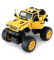 Rastar 1:14 Rc Uzaktan Kumandalı Jeep Wrangler Rubicon Big Wheel Off-Roader 2.4 Ghz Sarı