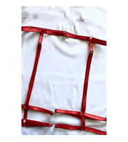 Lastikli  Jartiyer Harness (Beyaz)