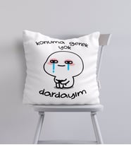 BK Gift Dardayım Tasarımlı Yastık - Model 1