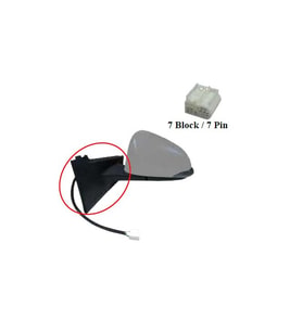 TOYOTA YARIS DIŞ AYNA ELEKTRİKLİ ISITMALI SİNYALLİ ASTARLI SOL 11- TOY11YA018 879400D590
