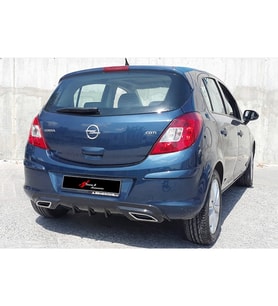 Opel Corsa D 2011 2014 Difüzör Sport +egzos Ucu (krom) P Black
