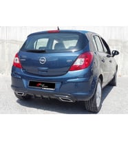 Opel Corsa D 2011 2014 Difüzör Sport +egzos Ucu (krom) P Black