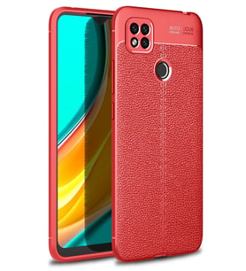 Redmi 9C Kılıf Auto Focus Kapak - Kırmızı