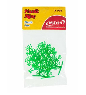Misyon Plastik Maket Ağaç 3Lü Ağaç-001 - 2 paket