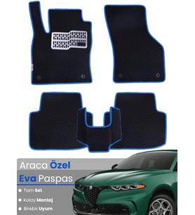 ALFA ROMEO TONALE (2022-2025) Uyumlu EVA Paspas Tam Set–Araca Özel,Kolay Montaj,Su Geçirmez