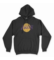 Los Angeles Lakers Siyah Kapşonlu Sweatshirt Hoddie