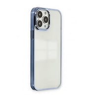 Coverzone iPhone 13 Pro ?le Uyumlu K?l?f Different Silikon Mavi