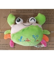 Oyuncak Peluş Sevimli Yeşil Yengeç Uyku Arkadaşı 25 cm