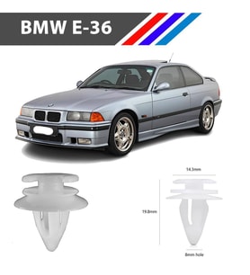 BMW KAPI DÖŞEME KLİPSİ 100Adetli Paket