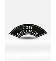 Özel Güvenlik Kol Arması 3d Plastik, Yeni Tip, Cırtlı, 1. Kalite (Çok Renkli)