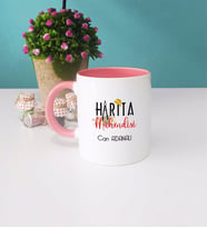 Harita Mühendisi Kupa Bardak Pembe