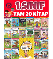 1. Sınıflar İçin Tavsiyeli Kolay Okuma Hikaye Kitapları Seti (Hızlı Okuma Kitabı Hediyeli)
