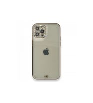 Apple İphone 12 Pro Kılıf Liva Taşlı Silikon - Mor