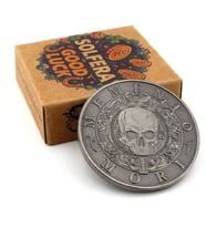 Memento Mori Carpediem Rönesans Ölümü Hatırla Stoa Şans Coin Gri Metal Para CP100