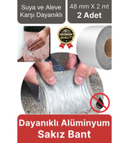 Premium Çatlak Boru Tamir Su Sızdırmaz İzolasyon Çamur Bandı Isıya Dayanıklı Sakız Bant 48 Mm X 2 Mt