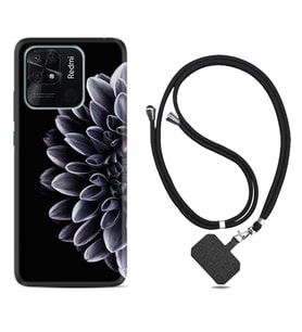 Xiaomi Poco X3 Pro M4 Pro X4 Pro C40 10C Kılıf Boyun Askılı Silikon Çiçekler 1639