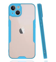 Durukar® iPhone 14 Plus Kılıf Platin Silikon - Mavi
