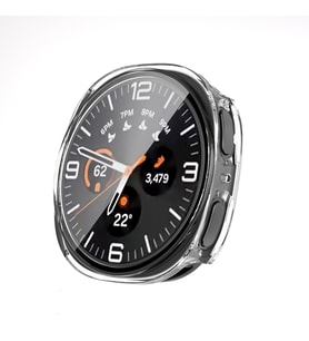 Lexroo Galaxy Watch 8 44mm Sert PC Kasa ve Ekran Koruyucu Watch Gard 38 - Şeffaf