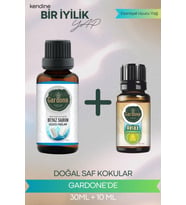 Beyaz Sabun 30 ML + Relax 10 ML ( Oda Kokusu Aroma Terapi Buhurdanlık / Difüzör Yağı ) Set 2 Adet