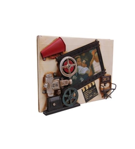 Dekoratif Metal Çerçeve Sinema Temalı Vintage Hediyelik