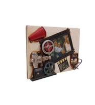 Dekoratif Metal Çerçeve Sinema Temalı Vintage Hediyelik