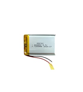 603450 3.7V 1200 MAh Li-Polymer Pil (Devreli/1.5A) (Standart)