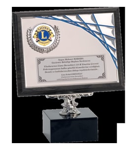ODAK KUPA - Ahşap Plaketler - PL-100 A - 18x24 cm