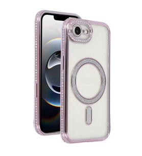 Apple İphone 16e Joke Simli Magneticsafe Kılıf - Pembe