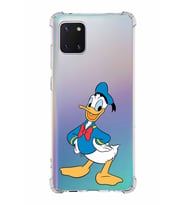 Samsung Galaxy Note 10 Lite  Köşe Korumalı Antişok Kapak Donald Duck Tasarımlı Şeffaf  Kılıf