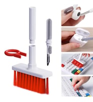 Roichil® Çok Amaçlı Kırmızı Hassas Fırça Başlıklı Bilgisayar Laptop Temizleme Fırçası
